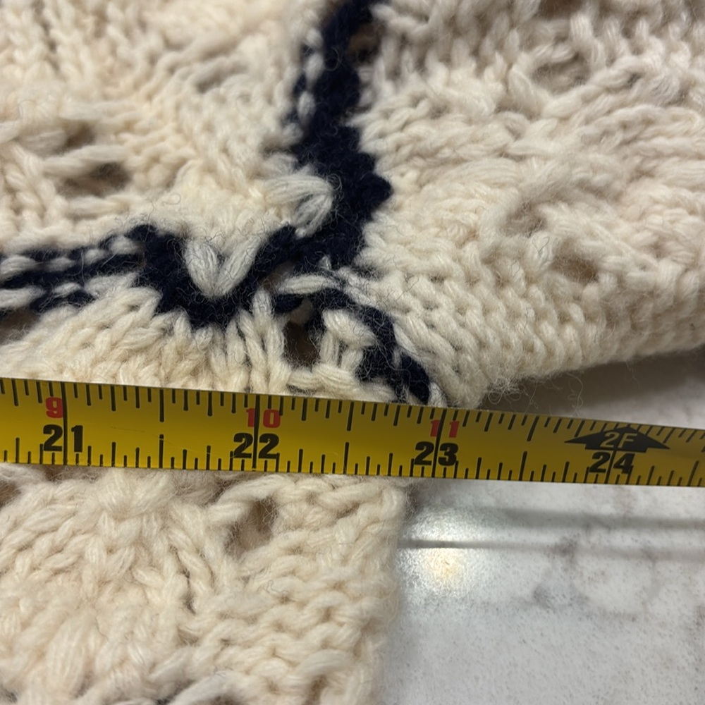 Sandro Ludvik Crocheted Logo Patch Women’s Cardigan Sweater size Large - Picture 13 of 15